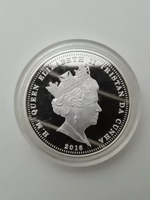 Queen Elizabeth Commemorative Coin Eureka 1944 France Roosevelt & Churchill