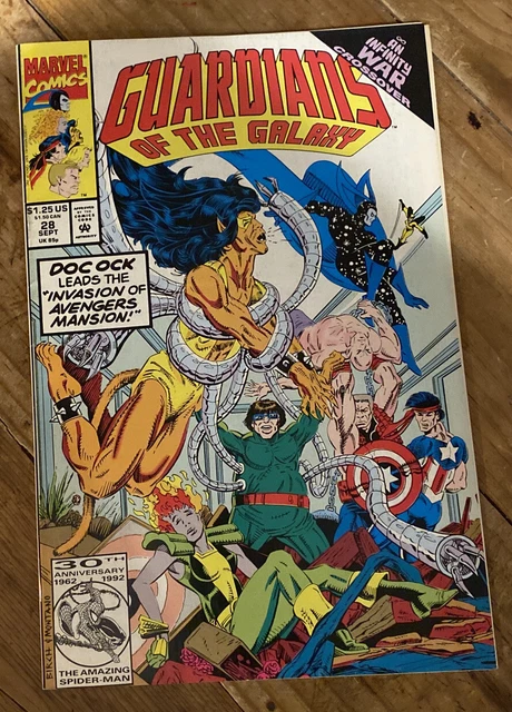 Marvel Comics GUARDIANS OF THE GALAXY Infinity War Crossover #28 SEPT 1992 VF/NM