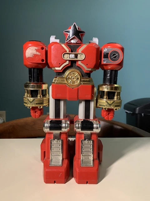 Figurine Power Rangers Zeo Deluxe Megazord DX - Bandai 1996 - Vintage Classique