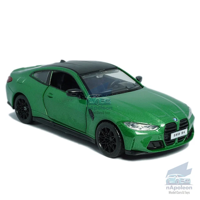 BMW M4 1/24 En Alliage Zinc – Sons, Lumières, Portes Ouvrantes – 20,5 Cm – Collection Ou Cadeau 3 Ans+