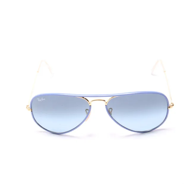 Sonnenbrille von Ray Ban in Gold und Blau Aviator
