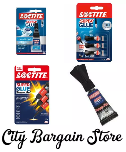 Loctite Metal Wood Plastic Rubber Super Glue Repairs Purpose Superglue Repair E5