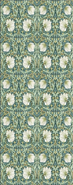 William Morris Pimpernel DECORATIVE ONLY Fireplace Tile Set (10 tiles) ref 11