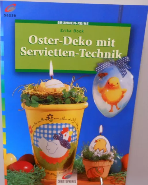 Ostern Dekorationen mit Servietten Technik Tolles DIY Buch mit genialen Ideen