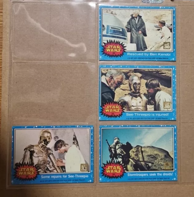 Star Wars 30th Ann Blue Gold Foil Stamped  Buyback Cards. Pick Your Card. 3