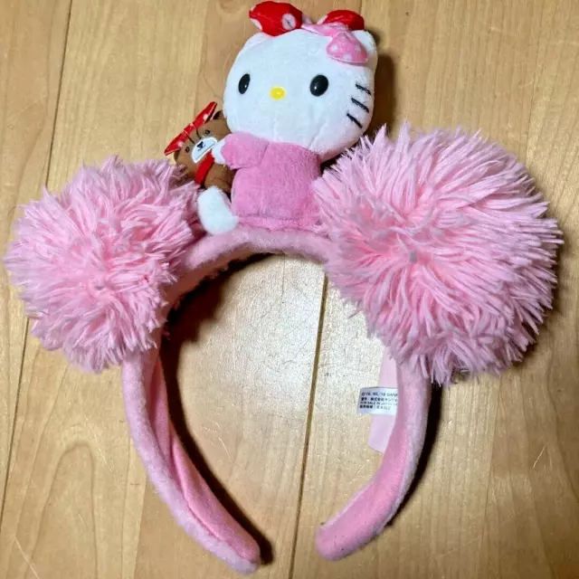 USJ Hello Kitty Stirnband Katyusha Pink Universal Studios Japan Limited Rare