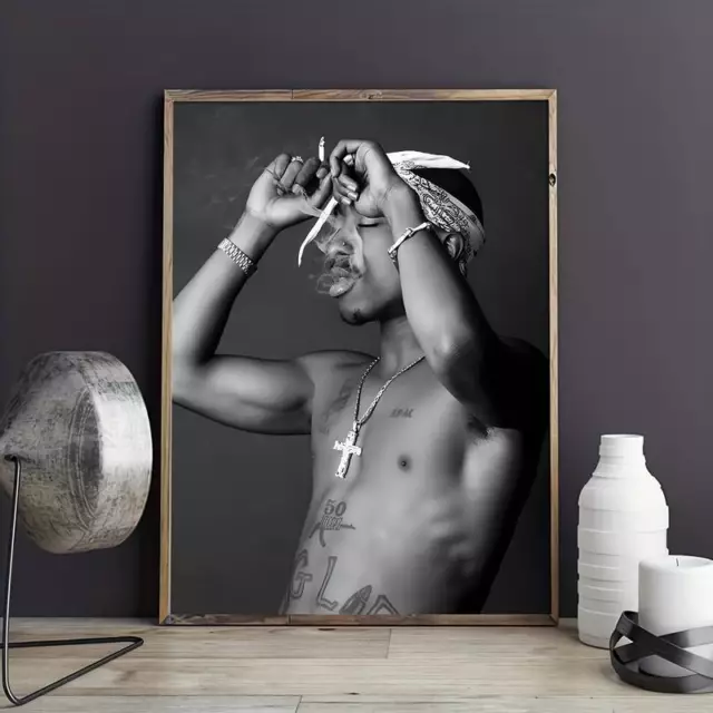 Poster Rapper 2pac Leinwandbild Aufhängebild Wandschmuck Dekoartikel /N144