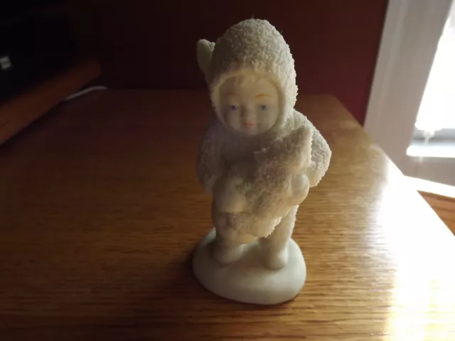 Dept. 56 Snowbabies Carrying Christmas Trees Figurine not in original box