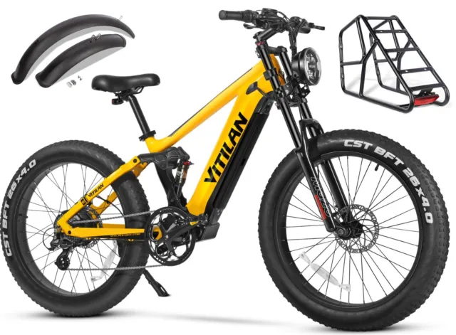 VITILAN T7 Vélo électrique 20AH SAMSUNG Battery Moteur Bafang 750W Electric Bike