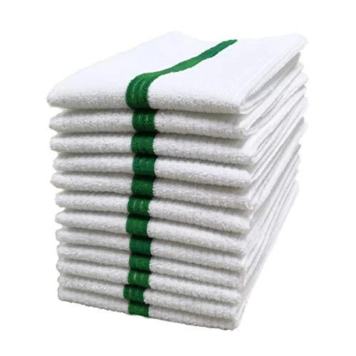 POLYTE Microfiber All-Purpose Ribbed Terry Bar Mop Towel for Home Kitchen Res...
