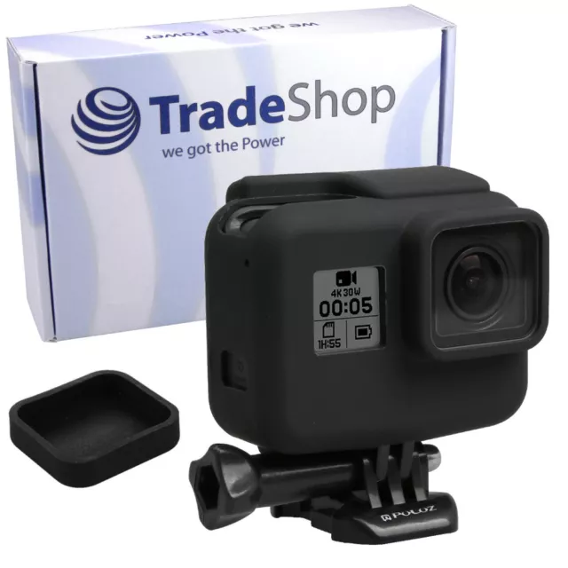 Weiche Silikon Schutzhülle für GoPro Hero 5 6 7 Black 4K Cover Gehäuse Tasche