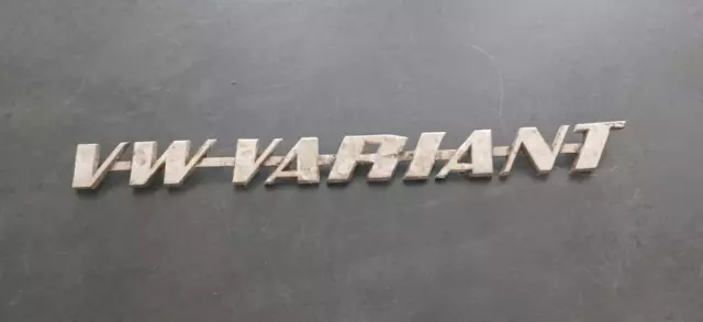 Sigle Logo VW Volkswagen Type 3 VARIANT ancien monogramme emblème insigne badge