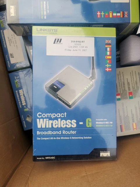 X10 New JOBLOT Cisco-Linksys WRT54GC Compact Wireless-G Broadband Router WiFi