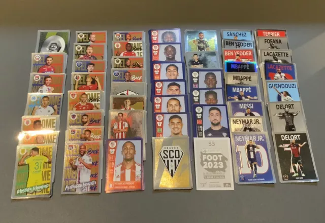 Foot 2023  Ligue 1 Uber Eats - Lot de 15 Images Stickers Panini au choix!