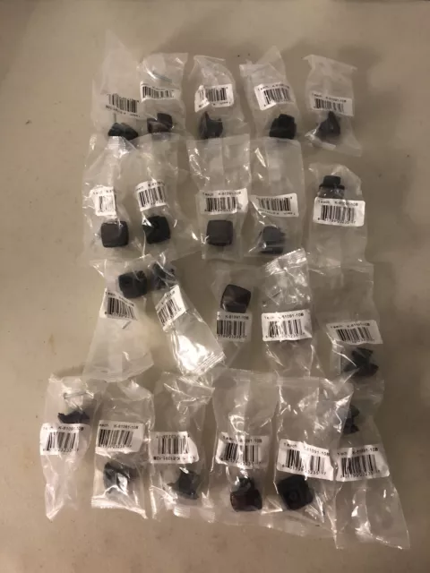 Lot Of 21 Aged 81091 Oil Rubbed Bronze Square Cabinet Hardware Knobs And Pulls