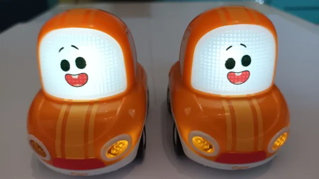 Pair of Vtech Toot Toot Cory Carson Lights & Sounds Toy Vehicles