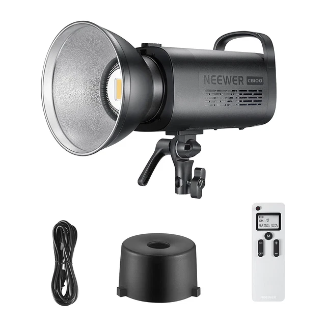Neewer 100W 5600K 2.4G Remote Bowens Mount Daylight Balanced LED Video Light