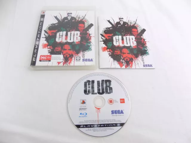 Mint Disc Playstation 3 Ps3 THE CLUB - Inc Manual Free Postage