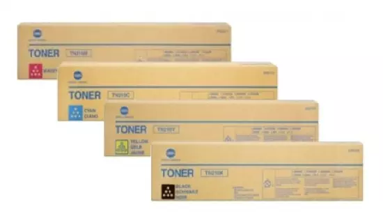 4 X Toner Originale Develop Ineo +220 280 Konica / TN-216 K/C/M/Y Cartucce Set