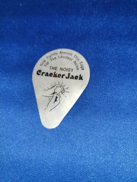 Cracker Jack Metal Clicker Premium Toy  The Noisy Cracker Jack