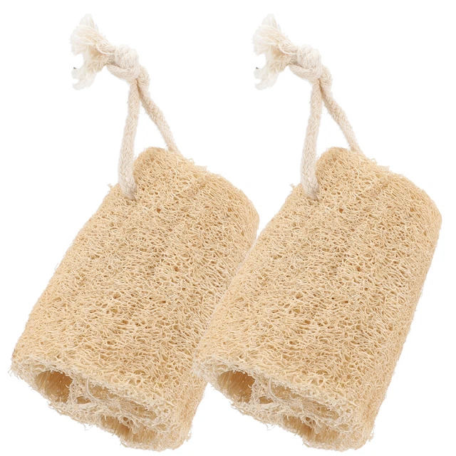 2 piezas esponjas de vajilla loofah natural bufanda cuenco esponja frego cocinas