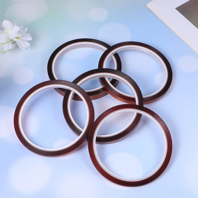 5pcs Ceramic Fibre Tape High Temperature Duct Tape High Heat Tape