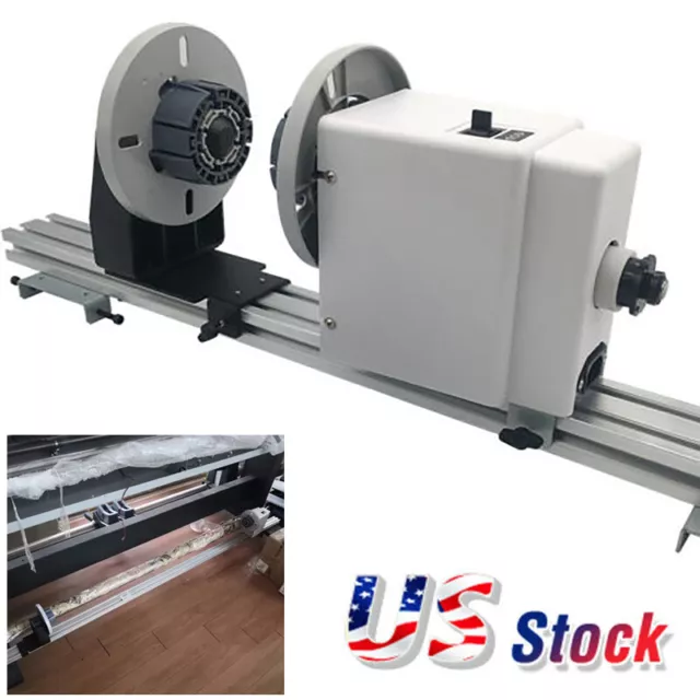 Auto Media Take Up Reel Roller System Paper Controller Single Motor for  Printer