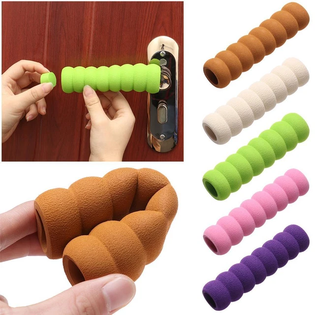 Static-free Door Handle Protector Foam  Cover Door Stopper Baby Safety