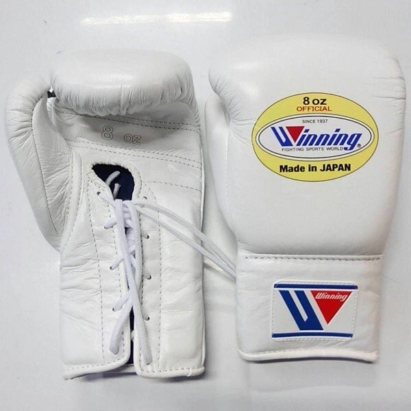 WINNING MS200 PROFESSIONAL Boxing Gloves for Competition White 8 oz