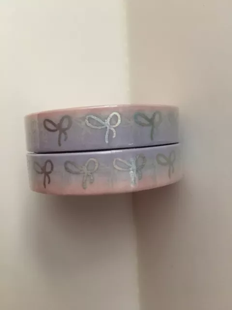 Simply Gilded Cotton Candy with Holo Foil Bows 10mm Washi Tape