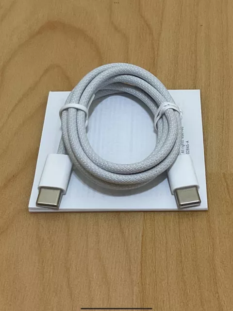 CABLE DE CARGA USB-C trenzado original Apple 60W (1 m) para iPhone serie 15/ iPad EUR 14,67 - PicClick ES