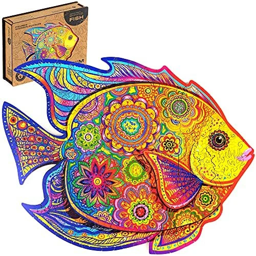 UNIDRAGON Wooden Puzzle Jigsaw, the best gift for adults and children, uniquely