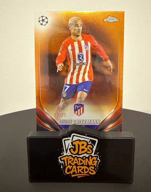 Carte De Collection Topps Superstars 2023/24 - Antoine Griezmann FINAL BOSS Orange 3/25