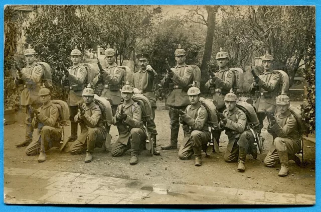 CPA Photo : Soldats allemands du Infanterie-Regiment Nr. 68 / 1915