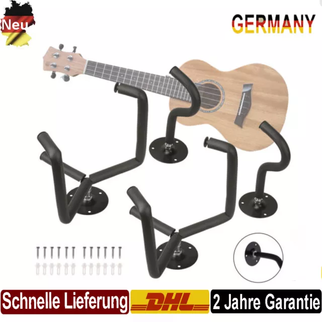 2x Gitarrenhalter Wandhalterung Gitarrenhalter Metall für E-gitarre Bassgitarre