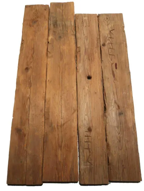 2x Altholz Balken recyceltes Holz recycling 103x14-18cm x 40mm