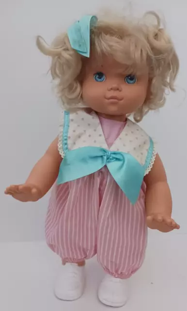 Hasbro BABY WANNA WALK 15.5" Crawling & Walking Doll Working  1991