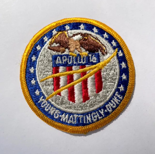 NASA Vintage Apollo 16 Emblem Embroidered Patch - Young Mattingly Duke