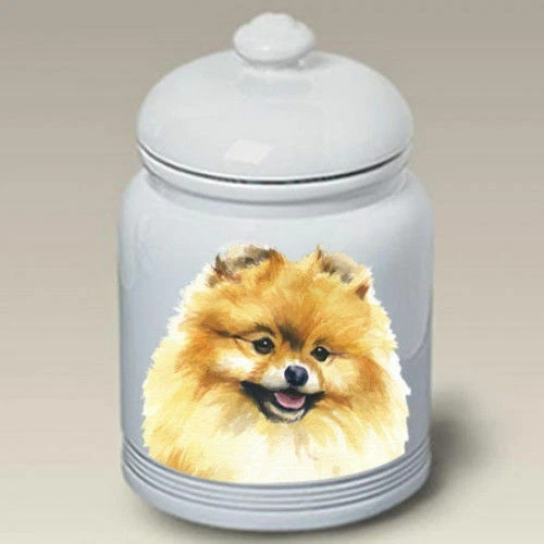Pomeranian Ceramic Treat Jar BVV 23013