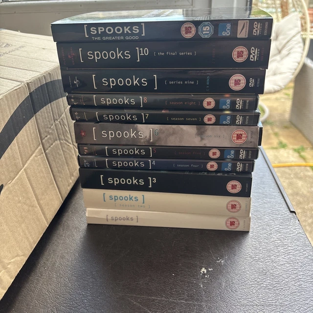 SPOOKS DVD COLLECTION. 1 to 10 Plus Code 9 And Greater Good £29.30