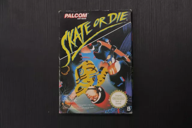 Skate or die Nintendo NES Boite Vide PAL FRA