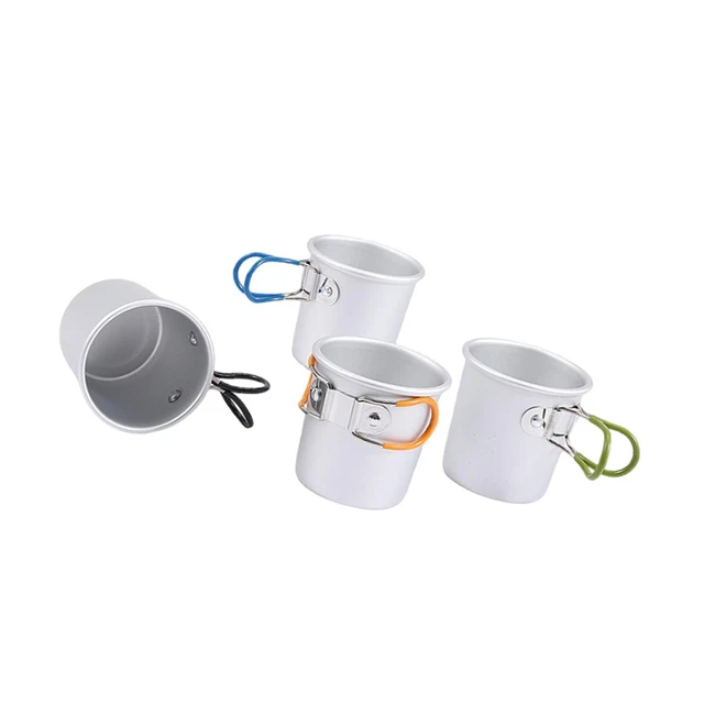 Lot De 2 Tasses Camping Aluminium Imusa 0,7 L – Légères, Solides, Pour Réchaud Ou Feu De Camp