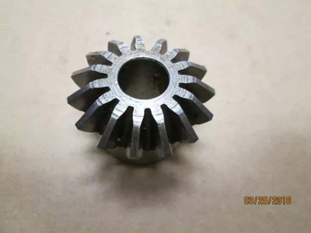 New, Boston L126Y Miter Gear, 12 Dp, 15 Teeth, 7/16" Bore, 1.25" Pitch Diameter.