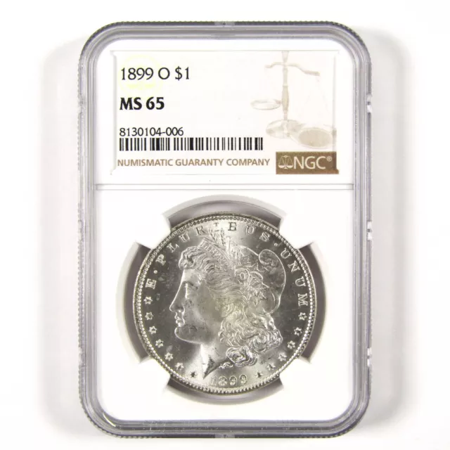 1899 O Morgan Dollar MS 65 NGC Silver $1 Uncirculated Coin SKU:CPC6288