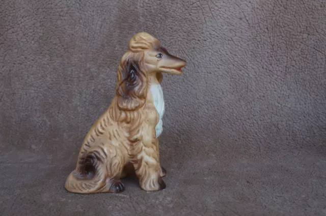 VTG Bisque AFGHAN HOUND Dog