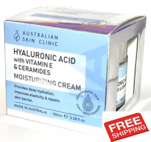 Australian Skin Clinic Hyaluronic Acid with Vitamin E & Ceramides 3.38 fl oz