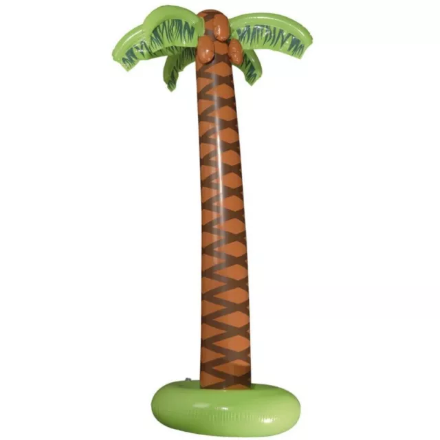 Aufblasbare Deko Palme 180 cm Strandpalme Sommer Party Hawaii Dekoration