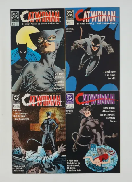 Catwoman #1-4 FN/VF complete series - DC Comics 2 3 set lot Batman - first mini