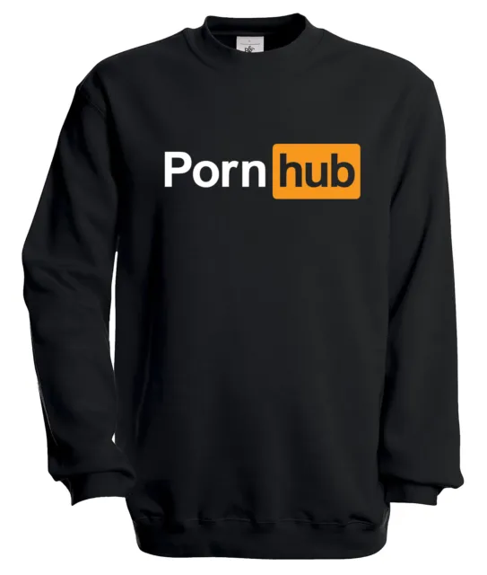 Felpa girocollo di PORNHUB porn hub logo mod. Unisex