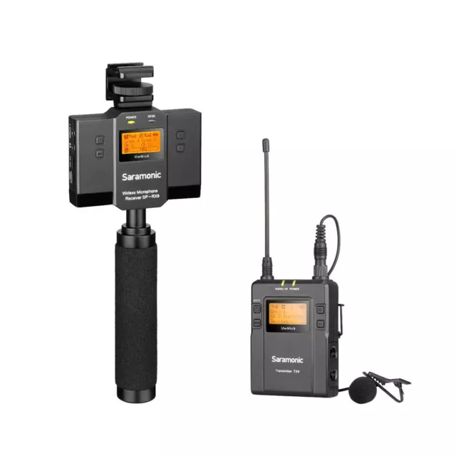 Saramonic UwMic9 Kit12 UHF Wireless Lavalier Microphone System SPRX9+TX9 (AU ...